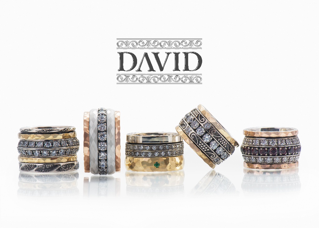 Необычные кольца David с вращающимися элементами можно купить на выставке «Ювелирный салон Сибири – 2018»